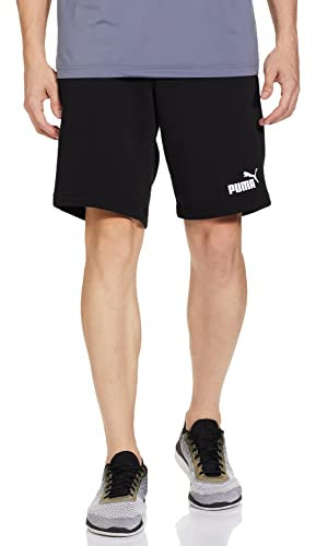 PUMA Ess Shorts 10, Pantalones cortos Hombre, Puma Black, S