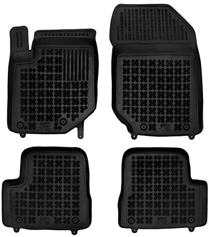 AZUGA Hohe Gummi Fußmatten mit Rand passend für Opel Corsa F ab 11/2019/Opel Mokka ab 9/2020/Peugeot 208 ab 11/2019 AZ10300400 Automatten