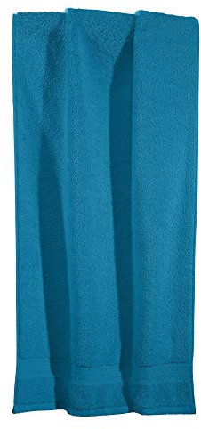 Erwin Müller Liegetuch XXL extralang Friedrichshafen 100% Baumwolle ozeanblau Größe 100x200 cm - Premium-Qualität, unvergleichlich saugfähig, hautsympathisch, formstabil