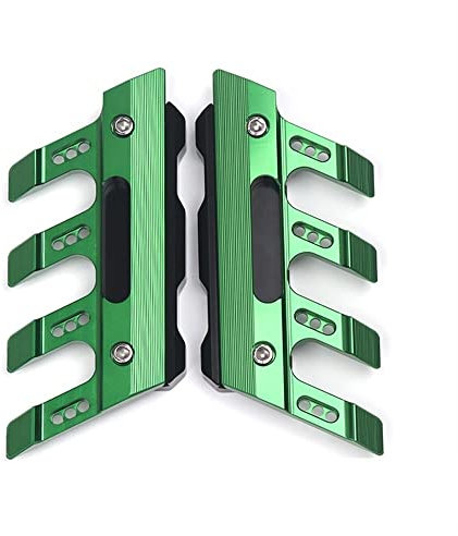 Dartsz Für Kawasaki Z125 Z250 Z300 Z750 Z800 Z900 Z1000 Z1000SX Motorrad Kotflügel Vorderradgabel Protector Guard Block Front Fender Slider Zubehör Mehrfarbig (Farbe : Grün)