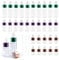 30 Pack Glass Dropper Bottles, 3 Different Volume Clear Glass Sample Dropper Bottles with Dropper Pipettes Refillable Sample Dropper Bottle for Essential Oils Perfume Cosmetic Liquid(1ml+3ml+5ml)