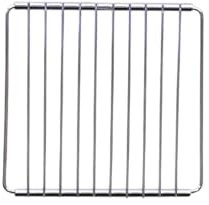 Grille de four/barbecue universelle polyvalente : extensible et robuste, parfaite pour tous les fours (chrome, 23 x 23 cm - 40 cm)