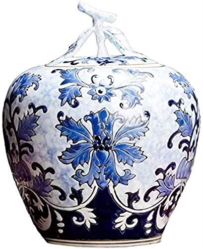 Tarro De Té De Cerámica Botes De Té Carrito De Té De Estilo Chino, Contenedores De Almacenamiento, Tarros De Té Tarro De Almacenamiento De Cerámica Tarro De Té De Cerámica Recipiente for Galletas Cerá