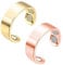 PRAOFRT 2 Pezzi Anello da Pollice in Argento con Nodo Anello Aperto Regolabile per Donne e Ragazze(oro+rosa)