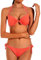 EONAR Damen Bikini Set Bademode Nackenträger Push up Bikinioberteil Einstellbar Seitlich Bindungen Zweiteilige Women Swimwear Zweiteilige Swimsuit(XXL,LC)