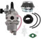 Losxuido Vergaser mit Luftfilter Benzinfilter Schlauch Satz für 2-Takt 47cc 49cc Pocket Bike Motor Mini Quad ATV Dirt Bike