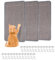 TIDEVAN 3 Stück Sisal Katzen Kratzmatte zum Kleben Kratzmatte Katze Sisal Teppich Kratzmatte Katze Wand 50 x 25 cm Teppich Katzen Kratzbrett Wand Klettverschluss für Schützt Sofa Teppiche Wand (Grau)