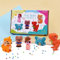 Bügelperlen Set, 16 Bunte Farben Steckperlen, 4896 Stück 5MM Bügelperlen Groß mit Steckplatte, Bügelpapier, Pinzette, Benutzerführung, Kreatives Perlenset Geschenk für Kinder ab 6 Jahren