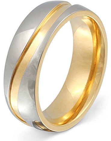 Juwelier Schönschmied - Herren Titanring Ehering Trauringe Almada Titan inkl. persönliche Wunschgravur 58 (18.5) NrT11H