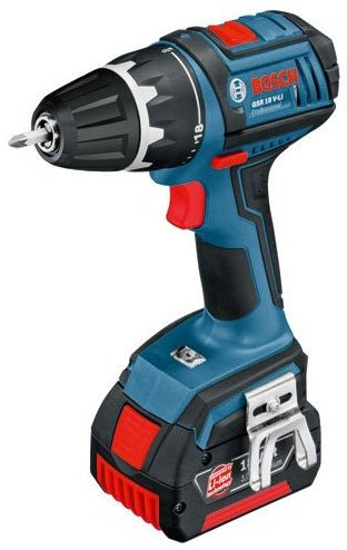 Bosch - Perceuse visseuse GSR 18 V-LI livrée avec 2 batteries en coffret L-boxx + 1 batterie offerte!