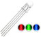 Chanzon 100 pcs 5mm RGB Multicolore LED Diode Lumières Cathode Commune (Couleur Ronde Transparente Transparente) 4 Broches Ampoule Lumineuse Lampes Composants Électroniques Indicateur Diodes