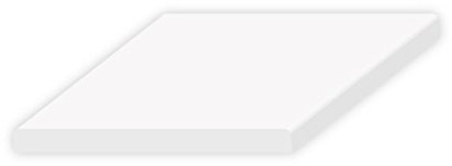 Fensterleiste, Fensteranschluss, Mauerwerksanschluss, Abdeckleiste, Flachleiste, Deckleiste aus Kunststoff Länge 6m Breite 20mm bis 100mm Höhe 2,5mm in der Farbe weiss (Deckleiste B x H 40 x 2.5mm | Länge 6m | | Farbe weiss)