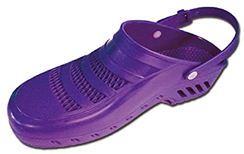 Gima 26258 Zoccoli Professionali, con Cinturino e Fori, 41-42, Verdi,