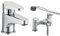 Bristan QST BAS C Quest Basin Mixer with Bristan QST BSM C Quest Bath Shower Mixer