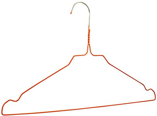 20 Stück Drahtbügel Drahtkleiderbügel Wäscherei Kleiderbügel Picta orange