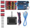 Zerone 3D-Drucker-Kits CNC Shield V3.0 + R3 Board + Nema 17 Schrittmotor + 4 Treiber + Schrittmotor Controller Shield Kit mit Kühlkörper für Quimat