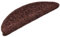 vidaXL 15x Treppenmatte Stufenmatte Stufenschoner Treppenschoner Treppenteppich Treppenschutz Matte Matten Teppich Halbrund rutschfest Braun 56x17x3 cm