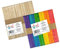 arkCRAFT 36714 Palillos de Manualidades (2 x 50 cm, 114 x 10 x 2 mm, Natural+Color, 114 x 10 x 2mm