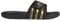 adidas Adissage Slides, Diapositive Unisex-Adulto, Core Black/Gold Metallic/Core Black, 37 EU