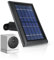 Wasserstein Solar Panel Compatible with WYZE Cam Outdoor - Power Your Surveillance Camera continuously with 2W 5V Charging (1-Pack, Black)