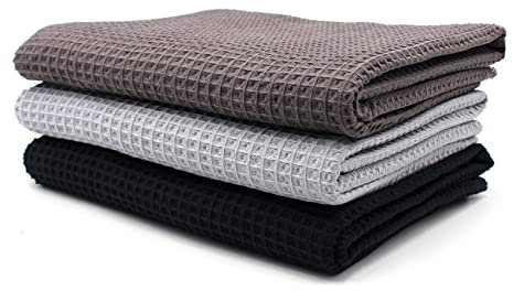 VmG-Store 3x Waffelpique Set je 0,5m x 1,5m Waffel Stoff 100% Baumwollstoff Oeko-Tex 100 (Set02, 3er Set)