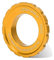 OUKENS Centerlock Lockring, Centerlock Lock Cover Ring Disc Rotor Lockring Centerlock Rotoren Werkzeug für Fahrrad Mountainbike, Fahrradzubehör (Gelb)