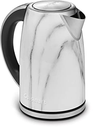 Cuisinart Electric Cordless 1.7-Liter Tea Kettle, Marble, JK-17MTG