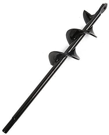 SagaSave Foret hélicoïdal de jardin avec tige de 1 cm de diamètre, outil de plantation rapide en spirale pour planter des bulbes et des semis – 50 x 450 mm