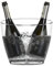 Virtually Unbreakable Hard Plastic Ice Bucket/Cooler Bucket/Wine Cooler. Holds 2 Bottles of Prosecco or Fizz or 3 Bottles of Wine