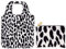 kate spade new york Wiederverwendbare Einkaufstasche, Einkaufstasche mit Reißverschluss-Aufbewahrungstasche, leicht, faltbar, Moderner Leopardenmuster, Einheitsgröße, Tragetasche