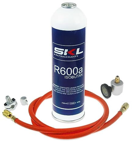 R600a REFRIGERANT GAS CHARGING RECHARGE KIT HOSE LINE TAP TUBE PIERCING VALVE