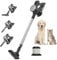 Cordless Vacuum Cleaner 6 in 1, Cordless Hoover 11KPA Suction Power with Rechargeable Battery, 0.4L Dust Cup, 30 Mins Runtime, Lightweight Vacuum for Hardwood Floor Carpet Car Pet Hair, Grey