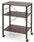 GiantexUK Kitchen Baker's Rack, 3 Tier Serving Cart Microwave Stand with Lockable Wheels & 5/10 Hooks, Rolling Storage Trolley for Home Office Living Room (Sandy Brown, 2 Adjustable Shelves)