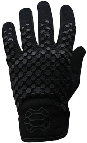Mycl Turell MX MTB Fahrrad & Motorradhandschuhe Herren - Kevlar verstärkt, verstellbar, atmungsaktiv, Touchscreen-fähig - Fahrradhandschuhe Herren - Mountainbike/Motorrad (Kevlar schwarz, L)