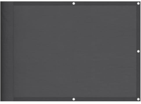 vidaXL Balkon Sichtschutz, Balkonbespannung mit Ösen Seil, Wasserfeste Balkonabdeckung, Balkonverkleidung für Balkon Terrasse, 75x800cm Anthrazit 100% Polyester-Oxford