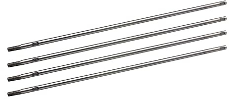 QUENPE Arbre d'hélice de Bateau Marin en Acier Inoxydable, diamètre 3mm/ 4mm, 4 pièces, 10cm/15cm/20cm for Bateau RC Jeu d'arbres de Transmission (Color : 3mm Length 15cm)
