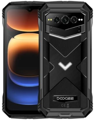 WSFSDAN V Max Plus 5G Rugged Phone 36GB+512GB 6.58'' Android 14 Dimensity 7050 200MP Ai Camera 22000mAh NFC Smartphone (black)
