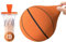 Handleshh Silent Basketball, 2024 Prämie Lautloser Basketball Mit Hoher Dichte Hochlastisch, Unbeschichteter Trainingsschaumball mit Reißverschlussabdeckung Mute Ball für Zuhause (ORANGE, 25CM)