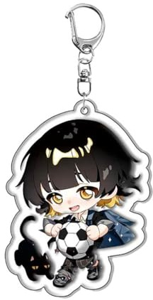 Mignon Porte Clés Blue Locks Yoichi Bachira Hyoma Nagi Figurine Cosplay Accessoires Blue Locks Acrylique Keychain Blue Locks Decor (3)