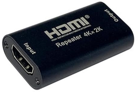 Aktiver HDMI-Verlängerung/Repeater 4K 60 Hz, bis zu 30 m, mit Audio- und Video-Unterstützung, ideal für die Signalübertragung in großen Räumen.