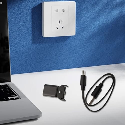 Effizientes Multi-Modell, wiederaufladbares Knopfzellen-Ladegerät, ideal zum schnellen Laden verschiedener Akkus einschließlich für LIR2032 (mit 15 cm Kabel)