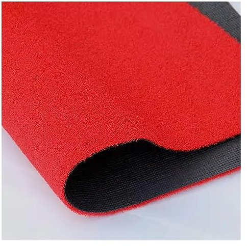IGGLL Gazon artificiel, gazon réaliste, rouleau de gazon artificiel, tapis automatique perméable à l'eau, réversible, doux, anti-brûlure, 3 cm d'épaisseur (rouge, 99,1 x 150 cm)
