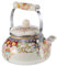 PartyKindom Enamel Tea Pot Thickened Kettle for Boiling Water Stylish Vintage Design Easy to Clean for Types Household Teakettle