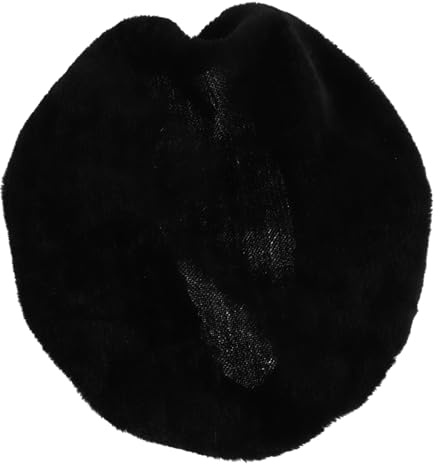 TOBBOMEY Weicher Elastischer Toilettendeckel bezug aus Polyester Waschbar und Wiederverwendbar Einfarbiges Design in Schwarz Passgenau für Wc Deckel Staubschützend und Komfortabel für