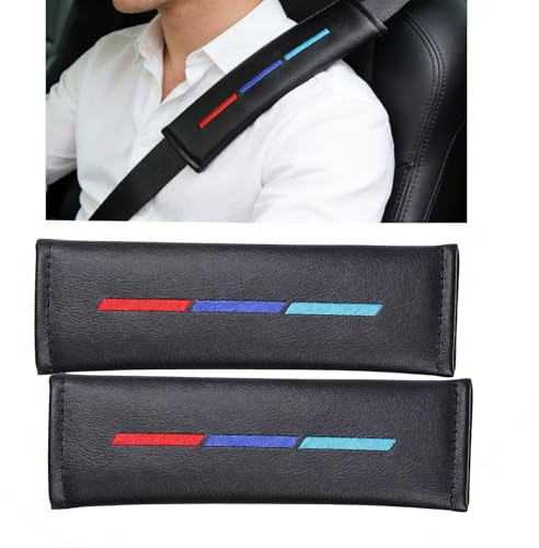 Sqxaldm 2 Stück Gurtpolster Auto Autogurtpolster Erwachsene Sicherheitsgurt Polster Autogurt Polster Gurtschoner Schulterpolster Polsterung für Sitzgurt im Auto (3 Horizontal)