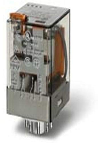 Finder 60.12.8.230.0040 DPDT 10A, 230V AC Coil, AgNi Contact, General Purpose Relay