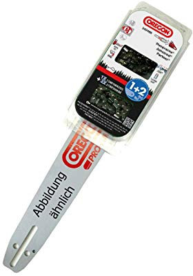 Kit guide chaîne Oregon 561608 Combo Guide 163SFGD025 + 2 chaînes 22BPX067E