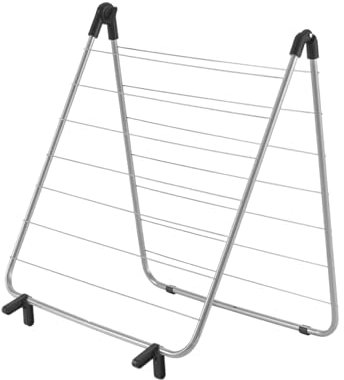 Metaltex Nevis Badewannentrockner 7 m, Silber / Metallic-Grau