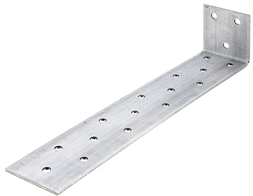 Alberts 332105 Flachstahl-Betonanker | sendzimirverzinkt | zum Einbetonieren | 205 x 40 x 40 mm