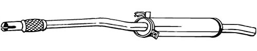 Bosal 233-397 Mittelschalldämpfer
